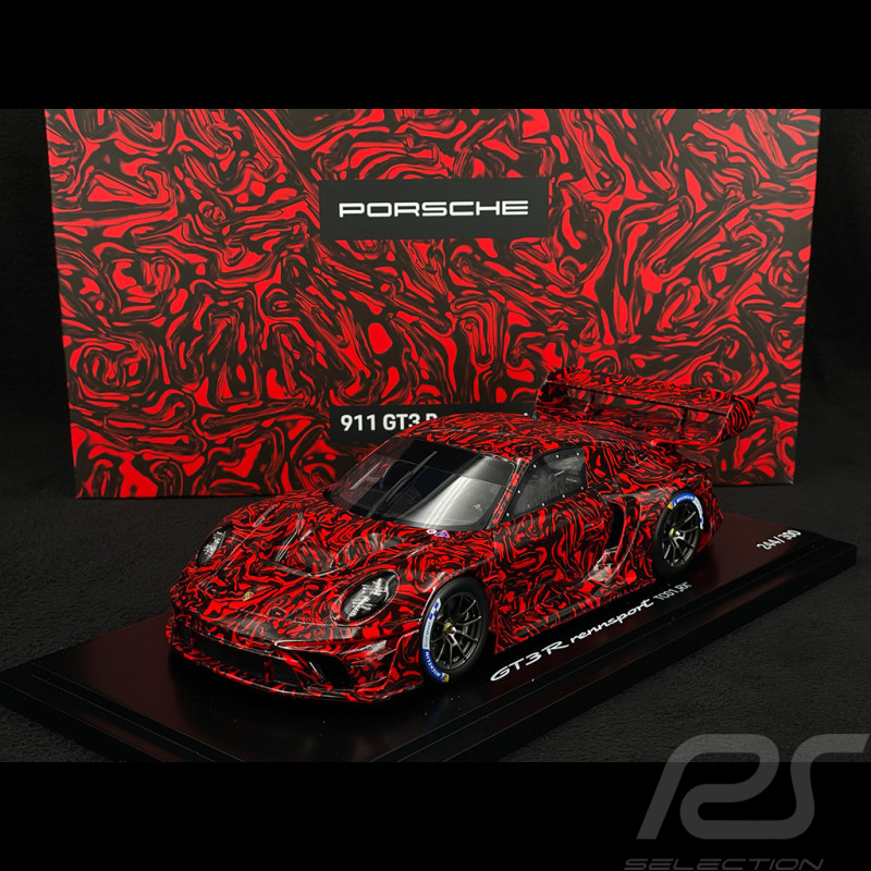 Porsche 911 GT3 R Rennsport Typ 992 TC01 RX Camo Rot / Schwarz 1/18 Spark WAP0215060SGTR