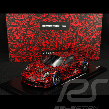 Porsche 911 GT3 R Rennsport Typ 992 TC01 RX Camo Rot / Schwarz 1/18 Spark WAP0215060SGTR