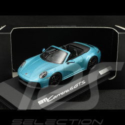Porsche 911 Carrera 4 GTS Cabriolet Type 992.2 2024 Ipanema Blue 1/43 Minichamps WAP0200310SCPE