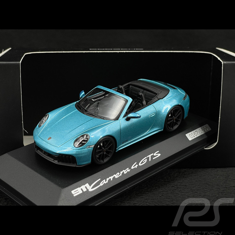 Porsche 911 Carrera 4 GTS Cabriolet Typ 992.2 2024 Ipanema Blau 1/43 Minichamps WAP0200310SCPE
