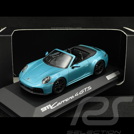 Porsche 911 Carrera 4 GTS Cabriolet Type 992.2 2024 Bleu Ipanema 1/43 Minichamps WAP0200310SCPE