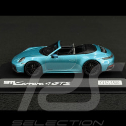 Porsche 911 Carrera 4 GTS Cabriolet Type 992.2 2024 Ipanema Blue 1/43 Minichamps WAP0200310SCPE