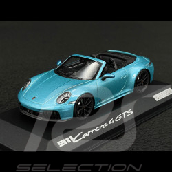 Porsche 911 Carrera 4 GTS Cabriolet Type 992.2 2024 Ipanema Blue 1/43 Minichamps WAP0200310SCPE
