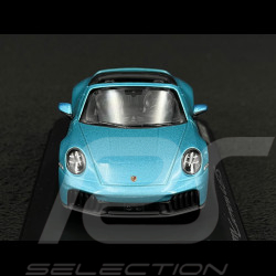Porsche 911 Carrera 4 GTS Cabriolet Type 992.2 2024 Bleu Ipanema 1/43 Minichamps WAP0200310SCPE