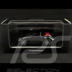 Porsche 911 Carrera GTS Cabriolet Type 992.2 2024 Scwharz 1/43 Minichamps WAP0200290SCPE