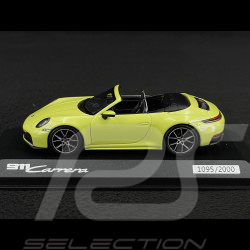 Porsche 911 Carrera Cabriolet Type 992.2 2024 Jaune Carthagène 1/43 Minichamps WAP0200220SCPE
