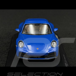 Porsche 911 Carrera Coupe Type 992.2 2024 Bleu Lugano 1/43 Minichamps WAP0200210SCPE