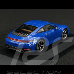 Porsche 911 Carrera Coupe Type 992.2 2024 Bleu Lugano 1/43 Minichamps WAP0200210SCPE