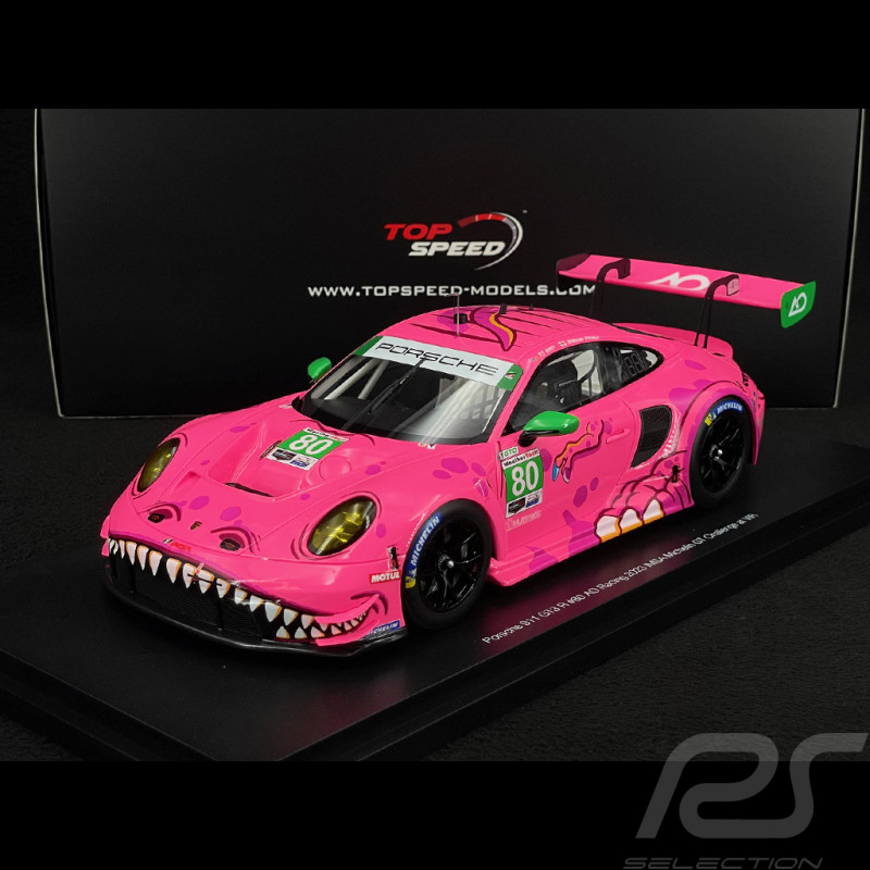 Porsche 911 Type 992 GT3 R N °80 Michelin GT Challenge 2023 1/18 Top Speed TS0589