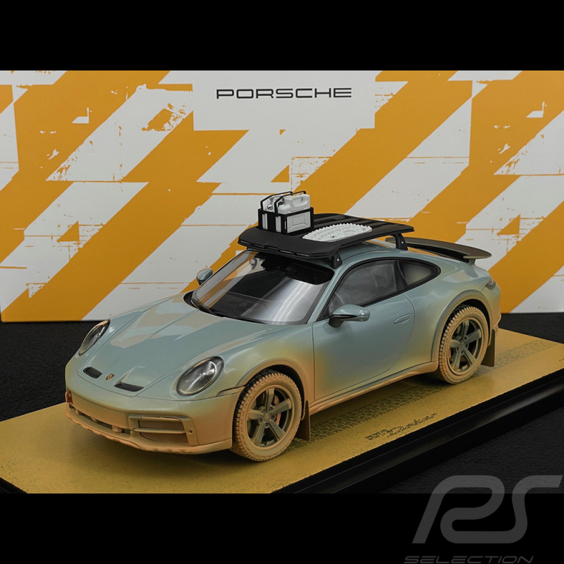 Porsche 911 Dakar Typ 992 Ahead Shadegreen Dirty Version 1/18 Spark WAP0211750S0DK