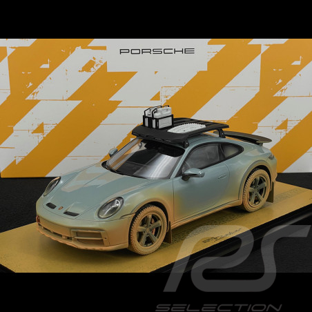 Porsche 911 Dakar Type 992 Ahead Vert Ombre Dirty Version 1/18 Spark WAP0211750S0DK
