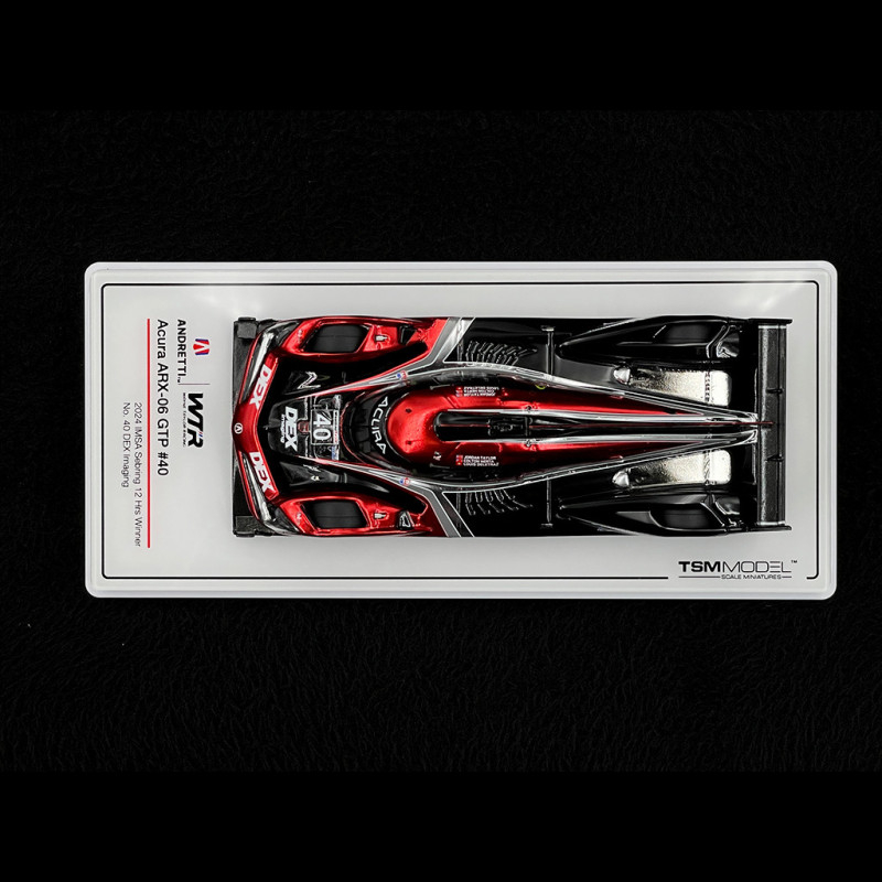 Miniature TSM 1/18 ACURA ARX-06 GTP #40 Vainqueur IMSA Sebring 2024 Neuve