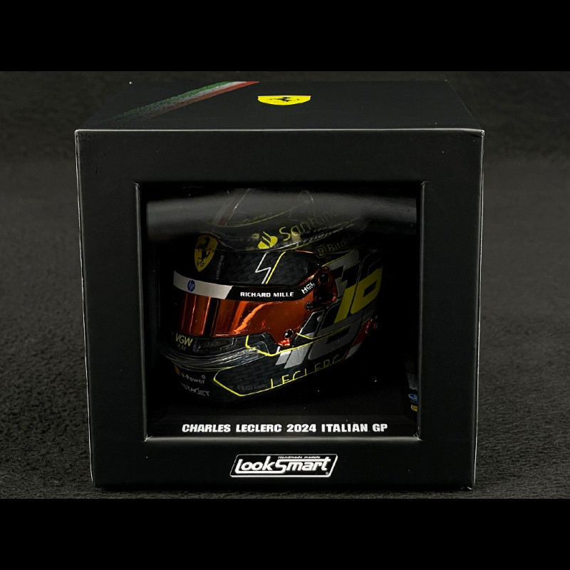 Réplique De Casque F1 Charles Leclerc - Monaco GP 2024 - Signée - Taille Réelle 1:1