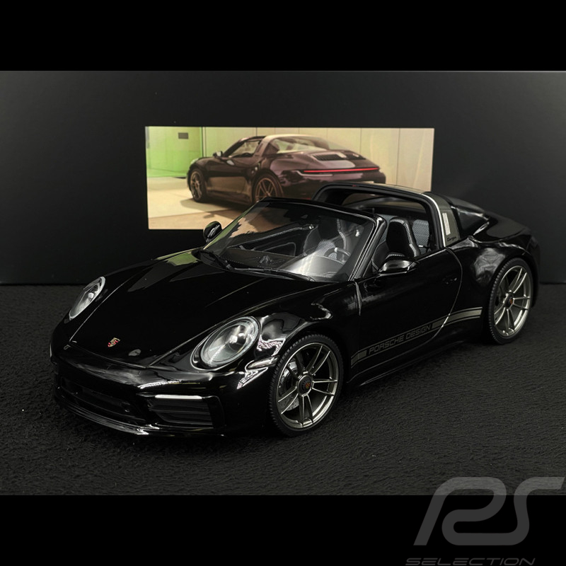 Porsche 911 Targa 4 GTS Type 992 50 ans Anniversaire 2023 Noir 1/18 Minichamps WAP0215410TTRG