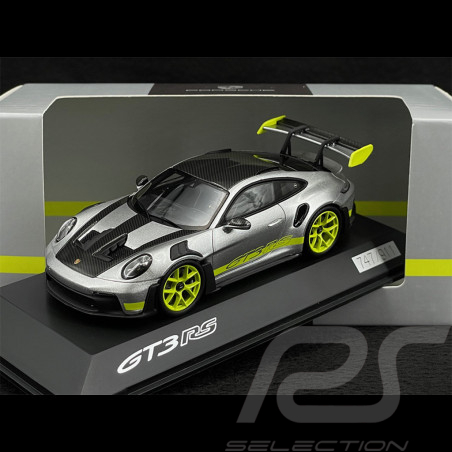 Porsche 911 GT3 RS Type 992 Argent / Vert Acide 1/43 Spark WAP0202890SGT3