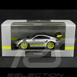 Porsche 911 GT3 RS Type 992 Silver / Acid Green 1/43 Spark WAP0202890SGT3