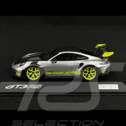 Porsche 911 GT3 RS Type 992 Silver / Acid Green 1/43 Spark WAP0202890SGT3