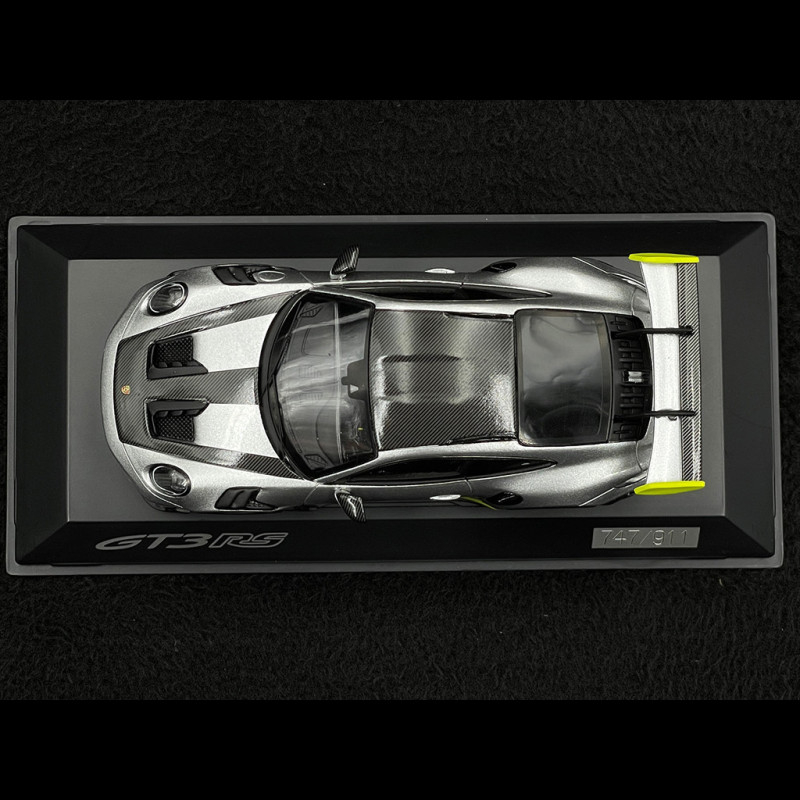 Porsche 911 GT3 RS Type 992 Silver / Acid Green 1/43 Spark