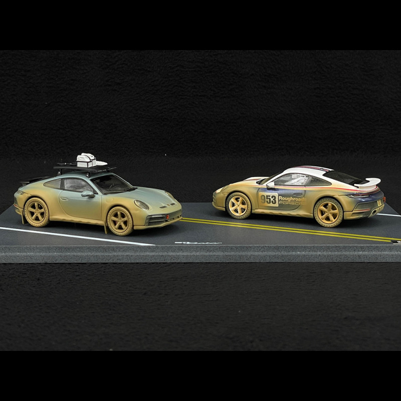 1:43 Spark Porsche 911 (992) Dakar AHEAD #953 Roughroads