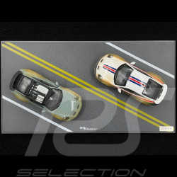 Set Porsche 911 Dakar Type 992 AHEAD n° 953 Roughroads / Vert Ombre 2024 Dirty Version 1/43 Spark WAP0201740S0DK