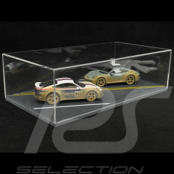 Set Porsche 911 Dakar Type 992 AHEAD n° 953 Roughroads / Vert Ombre 2024 Dirty Version 1/43 Spark WAP0201740S0DK