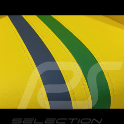 Tub chair Racing n° 12 Ayrton Yellow / Blue / Green