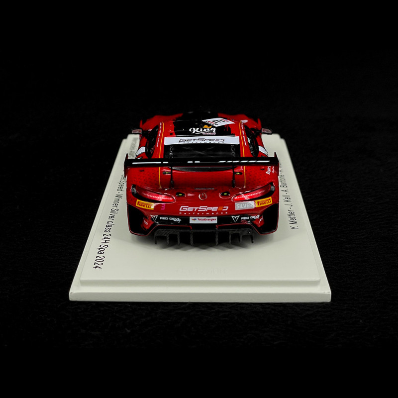 Miniature SPARK Mercedes-AMG GT3 EVO, 1/43, Vainqueur Catégorie Silver 24H Spa 2024, SB800