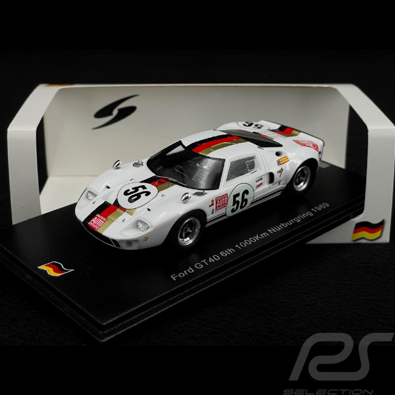 Ford GT40 N °56 3. 1000Km Nürburgring 1969 1/43 Spark SB800