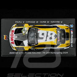 BMW M4 GT3 N °98 7. 24H Nürburgring 2024 1/43 Spark SG953