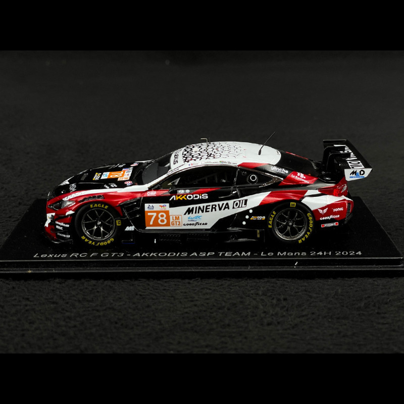 ミニカー 1/43 Lexus RC F GT3 #78 AKKODIS ASP TEAM Le Mans 24H 2024