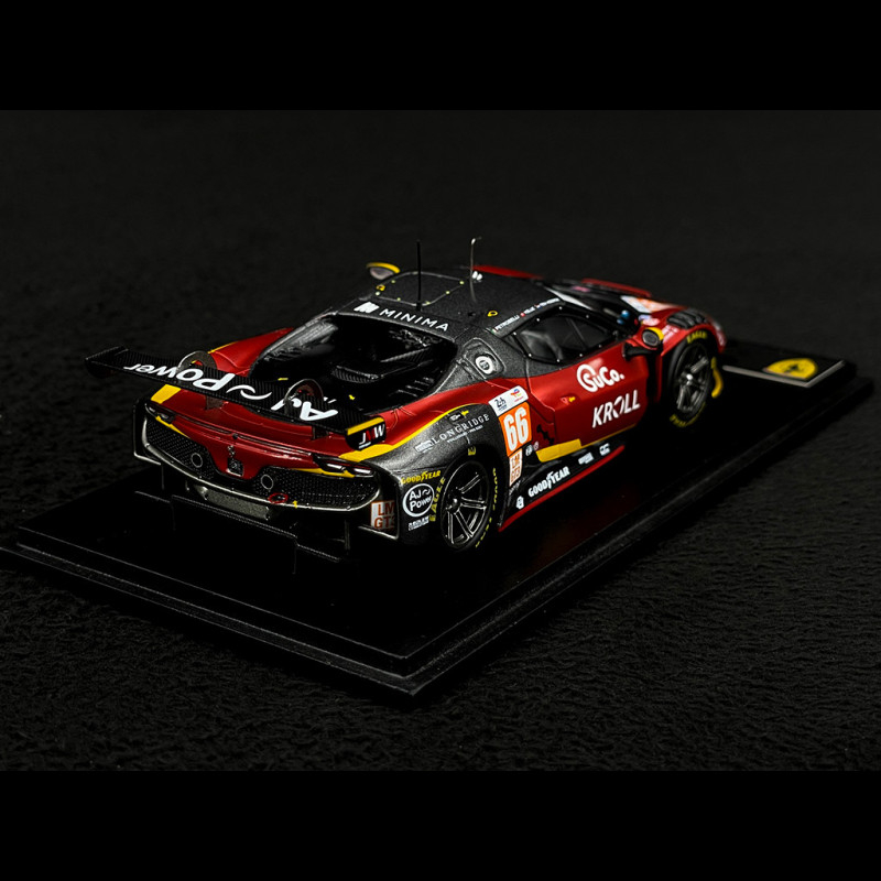 LOOKSMART 1/43 Ferrari 296 GT3 – Le Mans 2024 – Résine De Collection