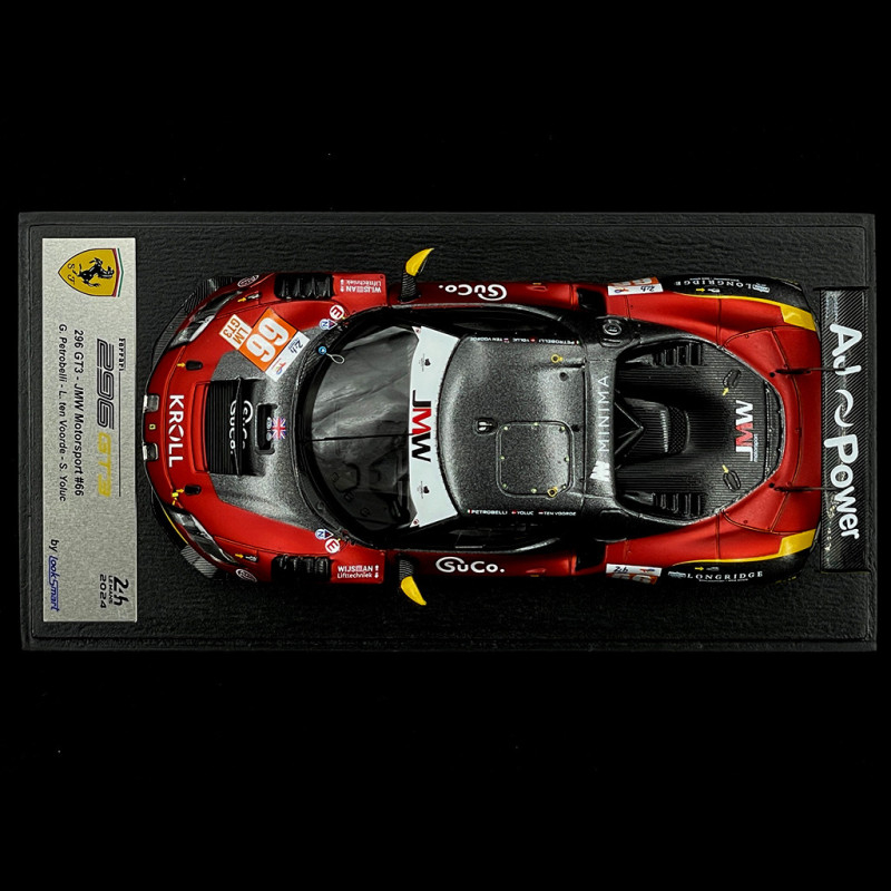 Ferrari 296 GT3 No.66 JMW Motorsport Le Mans 24H 2024 - Model Car - Lo – Driven By
