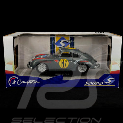 Porsche 356 Pre-A Coupe n° 147 Racing Panamericana 1954 Gris 1/18 Solido S1802807