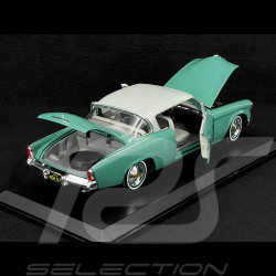 Studebaker Starliner Coupé 1953 Vert Menthe Gris Clair 1/18 Maisto 31651GN