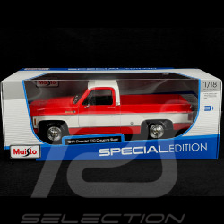 Chevrolet C-10 Pick-Up Cheyenne Super 1974 Rouge 1/18 Maisto 31467RD