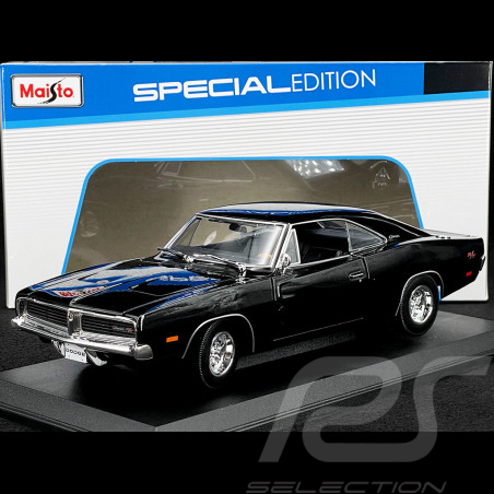 Dodge Charger R/T 1969 Noir 1/18 Maisto 31387BL