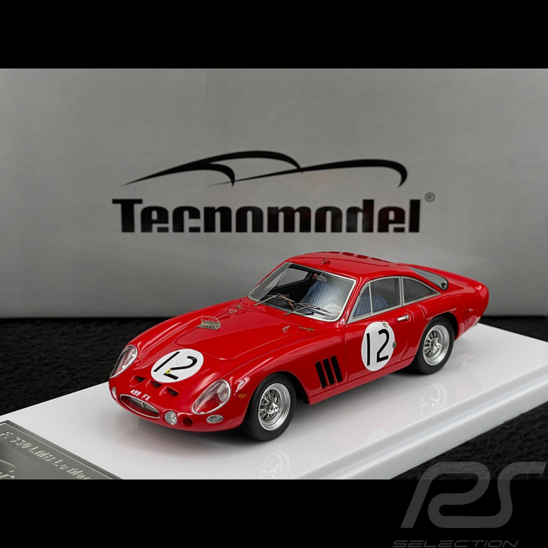 Ferrari 330 LMB N °12 24H Le Mans 1963 1/43 Tecnomodel TM43-49B