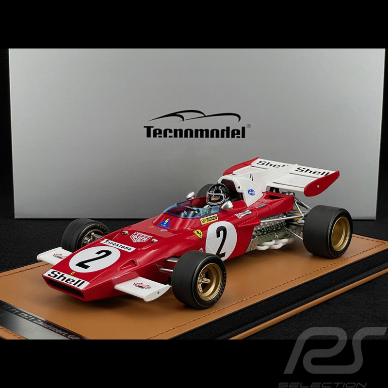 Jacky Ickx Ferrari 312B2 F1 N °2 Grand Prix des Pays Zandvoort 1971 1/18 Tecnomodel TMD18-315C