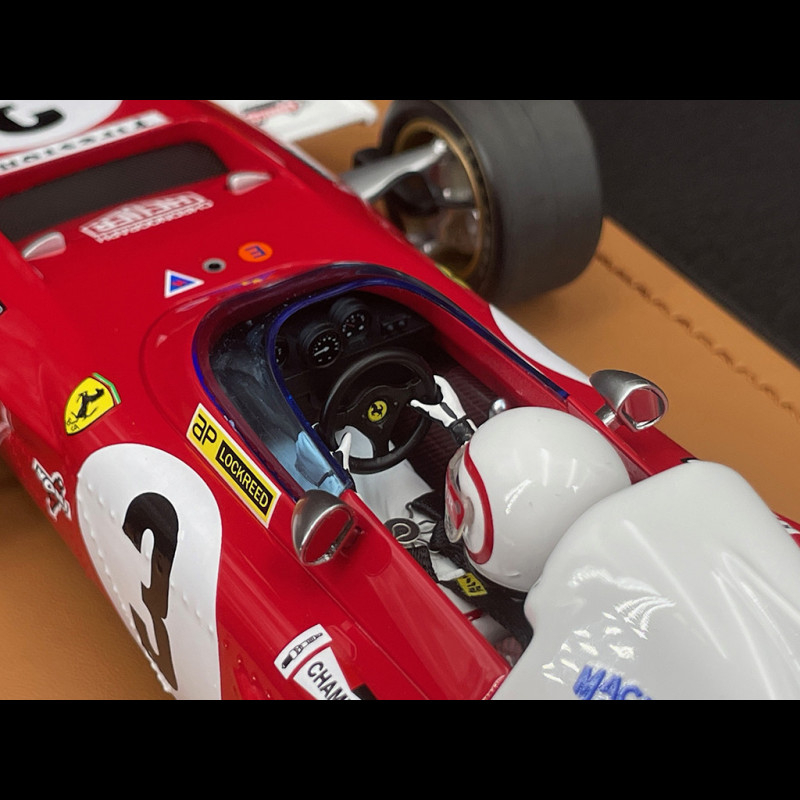Photo Vintage Clay Regazzoni Ferrari F1 1972 - Collection Automobile Ancienne