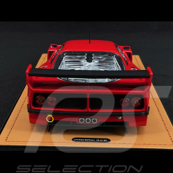 Ferrari F40 LM Press Version 1996 Rot mit weißen Rändern 1/18 Tecnomodel TM18-410D