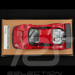Ferrari F40 LM Press Version 1996 Rot mit weißen Rändern 1/18 Tecnomodel TM18-410D
