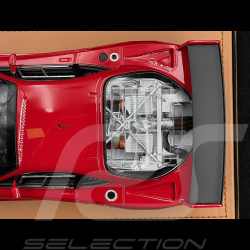 Ferrari F40 LM Press Version 1996 Rot mit weißen Rändern 1/18 Tecnomodel TM18-410D
