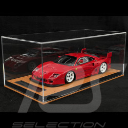 Ferrari F40 LM Press Version 1996 Rot mit weißen Rändern 1/18 Tecnomodel TM18-410D