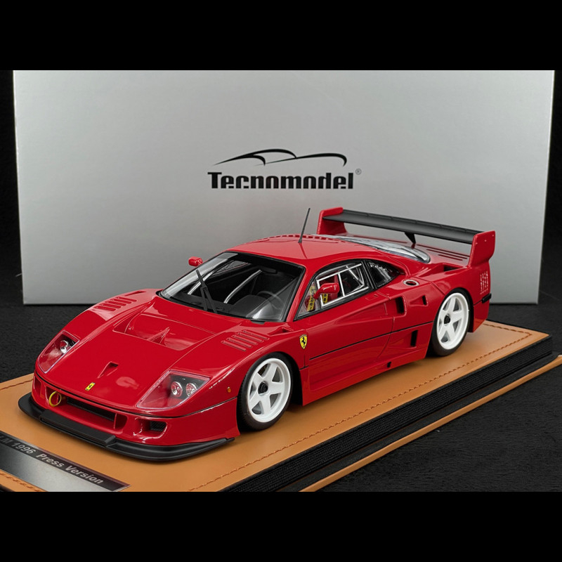 Ferrari F40 LM Press Version 1996 Red with White Rims 1/18 Tecnomodel ...