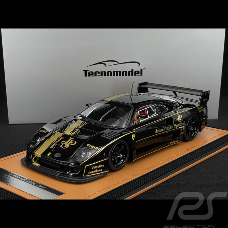 Ferrari F40 LM John Player Special 1996 Schwarz 1/18 Tecnomodel TM18-410A