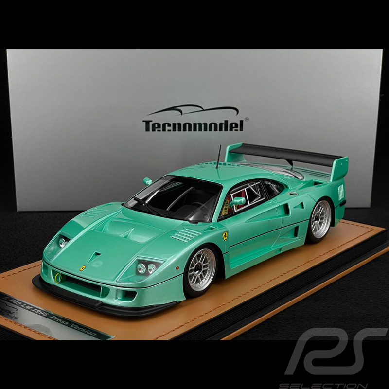 Ferrari F40 LM Press Version 1996 Light Blue Met 1/18 Tecnomodel TM18-410B