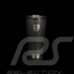 Mug Thermos Porsche AHEAD Ecusson isotherme Noir Mat Grainé WAP0501710SAHD