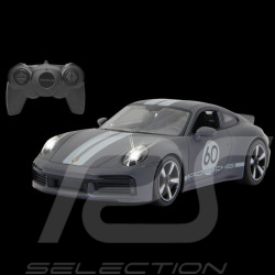 Porsche 911 Sport Classic Type 992 Grise Radiocommandée R/C 1/16 2.4 GHz Jamara 402162