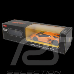 Lamborghini Aventador SVJ Orange Radiocommandée R/C 1/24 2.4 GHz Jamara 405186
