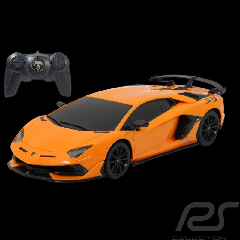Lamborghini Aventador SVJ Orange Radio-Controlled R/C 1:24 2.4 GHz Jamara 405186